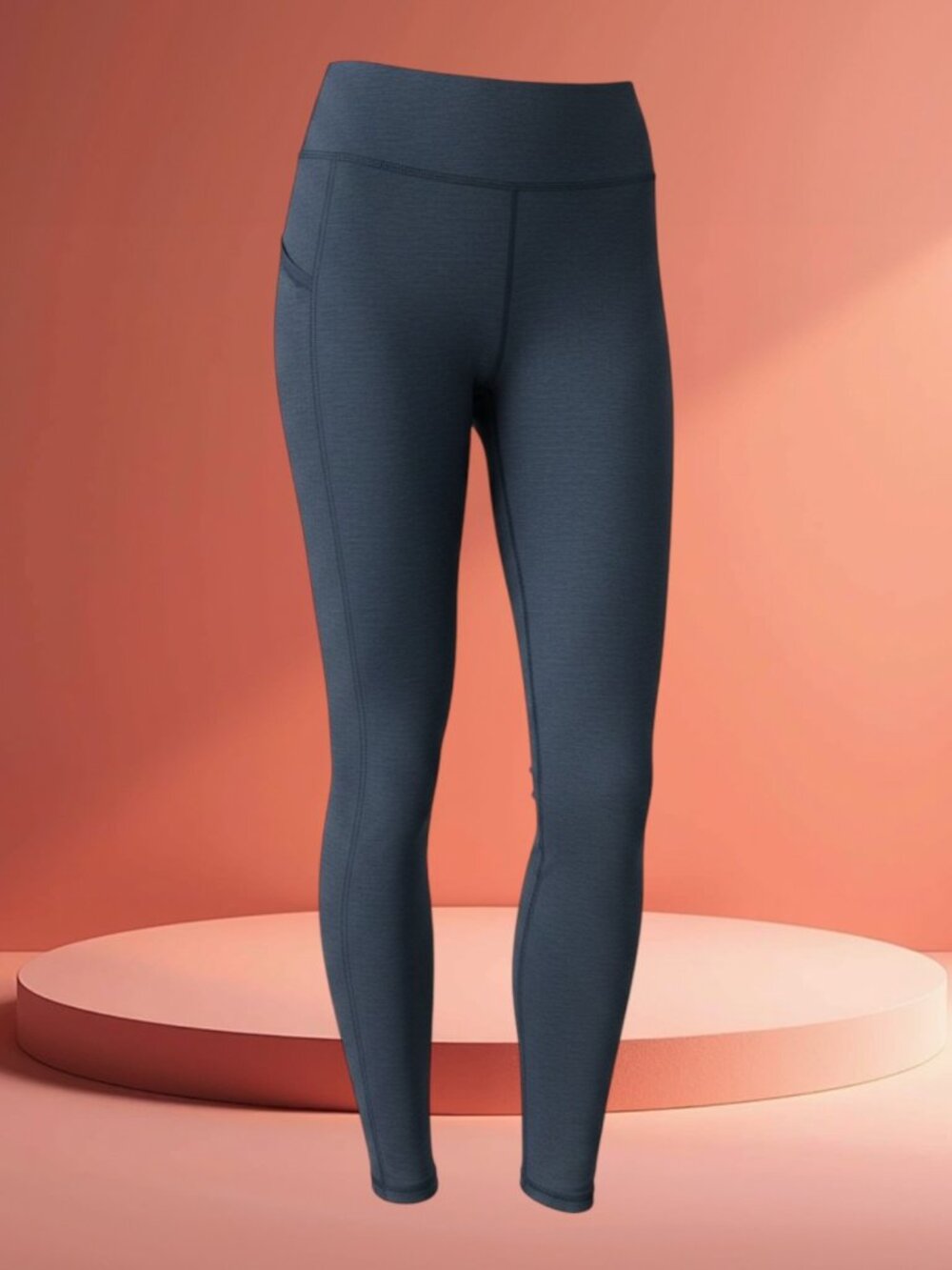 FILA Women's High-Waisted 7/8 Leggings Ebony M